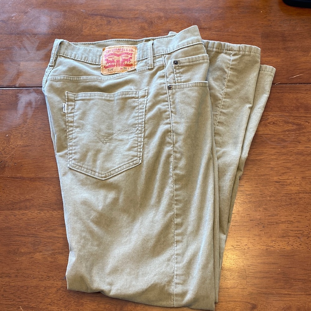 Tan corduroy pants